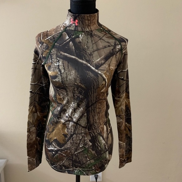 Under Armour Tops Under Armour Scent Control Camo Cold Gear Hunting Top Poshmark